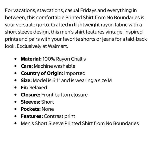 No Boundaries Newspaper Print Short Sleeve Shirt - Picture 8 of 8